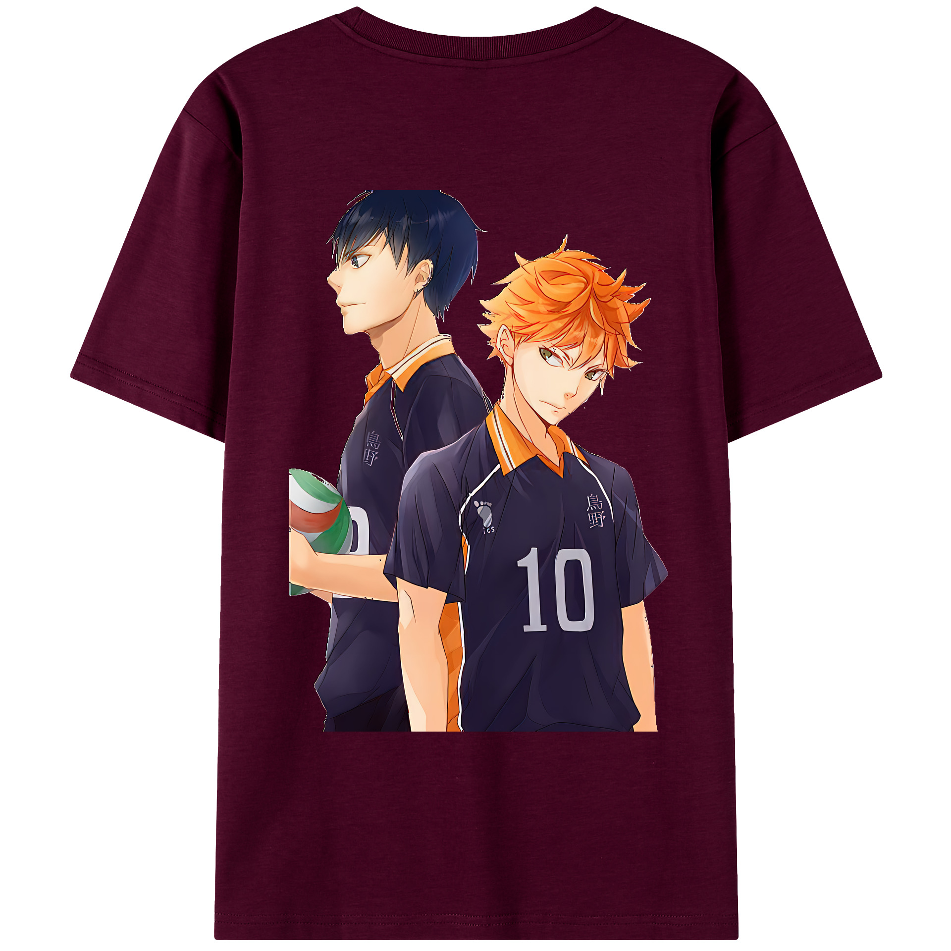 （画像用） ハイキュー!! Haikyu!! レディース半袖Tシャツ(バックプリント)